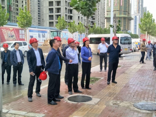 【领导关怀】荥阳市副市长邢留印一行赴英皇集团集团碧桂园龙城实验学校项目调研指导