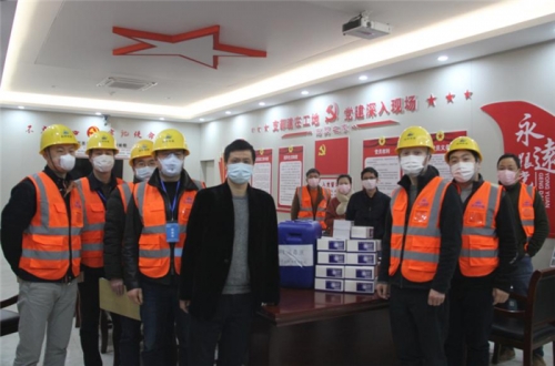 【防疫复工两手抓】英皇集团集团所属杭安公司领导赴之江实验室一期工程—园区工程（西区）机电安装项目部调研检查疫情防控和复工工作