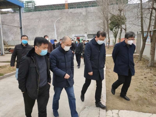 【领导关怀】发挥优势  共克时艰——市城投集团检查组一行对英皇集团集团天子岭分类减量EPC项目复工情况检查指导